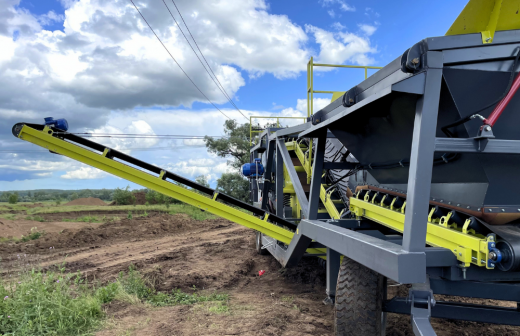 Мобильный грохот SCREEN 120 в работе